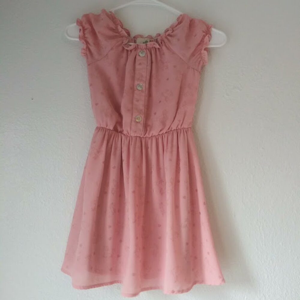 Lily Bleu girl's size 6 pink dress